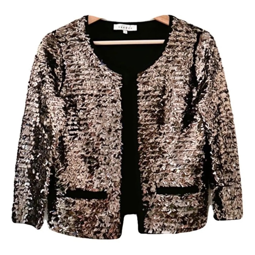 Sandro Sequin Embellished Jacket